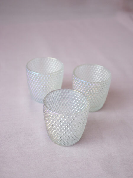 Stikla svečturis ar pumpiņām